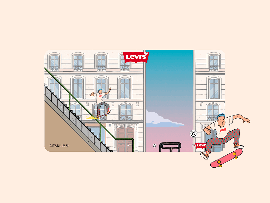 Projet de jeu Levi's pour Citadium